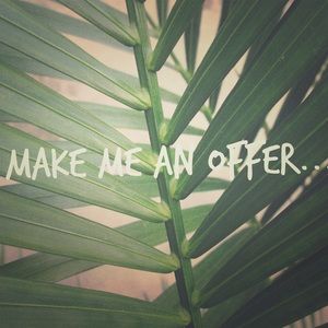 Feel free to make an offer